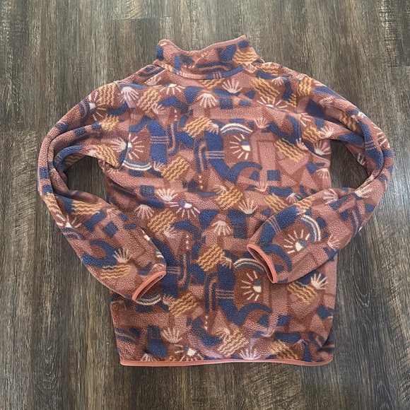 RARE PATAGONIA Synchilla. Canyon Block Sisu Brown. EUC!! Size XS - Picture 3 of 3